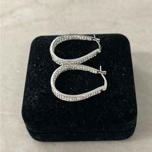 COPY - Swarovski hoop earrings- never worn!